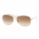 Miu Miu MU58HS SV Prescription Sunglasses Shiny Gold Frame / 58 mm Prescription Lenses, 5AK3W1-5814