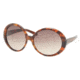 Miu Miu MU13HS Progressive Sunglasses - Spotted Tortoise Brown Gradient Frame w/ 61 mm Diameter Lenses, 7S16S1-6117