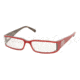 Miu Miu MU15EV Eyeglasses Styles -  Red Cherry-Talc-Root Frame w/Non-Rx 51 mm Diameter Lenses, 7O71O1-5116