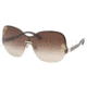 Miu Miu MU52MS Sunglasses BRN6S1-0140 - Pale Gold Brown Gradient