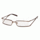 Miu Miu MU57EV Eyeglasses Styles Dark Brown Frame w/Non-Rx 52 mm Diameter Lenses, 7OI1O1-5216
