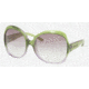 Miu Miu MU02IS Sunglasses with No-Line Progressive Rx Prescription Lenses MU02IS-A2O4M1-6116 - Lens Diameter: 61 mm, Frame Color: Green / Lilac