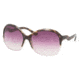 Miu Miu Sunglasses MU06LS NND4V1-5916 - Brown Tortoise On Lilac Frame, Violet Gradient Frame, 59mm Lens Diameter
