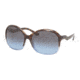 Miu Miu Sunglasses MU06LS SSS5I1-5916 - Brown Tortoise On Denim Blue Frame, Gray Gradient Lenses, 59mm Lens Diameter