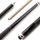 Mizerak 57in Two-Piece Hardwood Cue, Black P1862BK