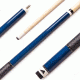 Mizerak 57in Two-Piece Hardwood Cue, Blue P1862BL