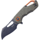 MKM Isonzo Linerlock OD Folding Knife, 2 Bohler N690 stainless hawkbill blade, OD green FRN handle, MK FX03-1PGO