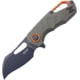 MKM Isonzo Linerlock OD Folding Knife, 2" Bohler N690 stainless hawkbill blade, OD green FRN handle, MK FX03-1PGO