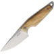 MKM Makro 1 Fixed Blade Knife by Jesper Voxnaes, 2.88in, Bohler M390, Satin Drop Point Blade, Olive Wood Handle, MK MA01-O