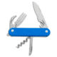 Mkm MKM Malga 6 Multi-Tool Knife Blue G10 7-in-1 MP06-GBL, Blue, adult, BHQ-136990