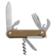 Mkm MKM Malga 6 Multi-Tool Knife Natural Micarta 7-in-1 MP06-NC, Tan, adult, BHQ-111329