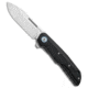 Mkm MKM Terzuola Clap Liner Lock Knife Black G-10 3" Satin LS01-G BK, Black, Bohler M390, adult, BHQ-87982