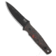 Mkm MKM TPF Defense MagnaCut Fixed Blade Knife Fat Carbon Black/Red 3.8" SW, Black/Red, CPM MagnaCut, adult, BHQ-192037