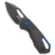 Mkm MKM Voxnaes Isonzo Clip Point Liner Lock Knife Black FRN 2.25" Black, Black, Bohler N690, adult, BHQ-100469