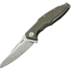 MKM Raut Framelock Viper Folding Knife, 3.5in Stonewash Bohler M390 SS Blade, Gray Titanium Handle, Pocket Clip, By Viper, Black Nylon Zippered Storage Case, Designed By Lucas Burnley, MKVP01-GBGR