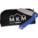 MKM Yipper Crossbar Lock Folding Knife by Ben Petersen, 2.83in, CPM MagnaCut, Stonewashed Sheepsfoot Blade, Blue G10 Handle, MK YP-GBL