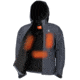 Mobile Warming 7.4V Heated Adventure Waterproof Jacket - Mens, Heather Gray, Small, MWMJ10220220