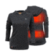 Mobile Warming 7.4V Heated Merino Baselayer Shirt - Womens, Black, Medium, MWWT14010321