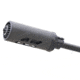 MODTAC Precision Rifle Suppressor Shield, .750in Barrel Diameter, Natural/Clear Coat Carbon Fiber, 6.0in, 18B-018-750-6-N