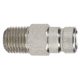 Moeller Chrome Plated Brass Male 1/4 Npt Fuel Engine Connector For Nissan/Tohatsu 90Hp, 033450-10