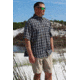 Mojo Sportswear Company Coastal Plaid Shirt Short Sleeve - Mens, Octopus Ink, Large, OCTIN - L - CPLS SS