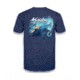 Mojo Sportswear Company Fins Up Tails Down Marlin Scene Short Sleeve Pocket T - Mens, Nautical Navy, 2XL, NTCN - 2XL - MSFNTDMSPT