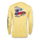 Mojo Sportswear Company Wireman X Redfish/Trout TX Flag - Mens, Yellowtail, Medium, YLWTL - M - MJWRMNXRTTXF