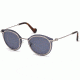 Moncler ML0018 Sunglasses - Shiny Light Ruthenium Frame Color, Blue Lens Color