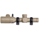 Monstrum 1-4x20 Rifle Scope with Rangefinder Reticle and Medium Profile Scope Rings, Flat Dark Earth, TS1420-R-RG