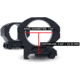 Monstrum 1in Precision Picatinny Scope Rings w/Level Bubble, 1in, Black, SR-1LB-P100