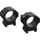 Monstrum 30mm Precision Picatinny V2 Scope Rings w/Level Bubble, 1 in, Black, SR-3XLB-P100