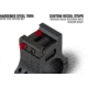 Monstrum 34mm Precision Picatinny V2 Scope Rings, 1.2 in, Black, SR-34-P120