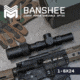 Monstrum Banshee 1-6x24mm LPVO 30mm Tube Rifle Scope w/ Offset Scope Mount, Second Focal Plane