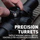 Monstrum Banshee 1-6x24mm LPVO 30mm Tube Rifle Scope w/ Offset Scope Mount, Second Focal Plane