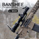 Monstrum Banshee ED 1-8x24mm LPVO 30mm Tube Rifle Scope w/ Offset Scope Mount, Second Focal Plane