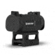 Monstrum Flip-Up Lens Cap Set for 1x20mm Red Dot Sight, Black, RDF20-B