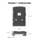 Monstrum 7075 Series Adapter Red Dot Sight Mount