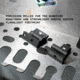 Monstrum Adjustable Scout Light Mount with Pivoting Mount Plate