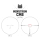 Monstrum Archangel X2 1-6x24mm LPVO 30mm Tube Rifle Scope, First Focal Plane, CM8 Reticle, Black, FAX16B-CM9