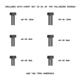 Monstrum Gunsmithing Screw Set