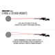Monstrum Remington 700 Long Action 17-Slot Picatinny Rail, 20 MOA, Black, RM153-20