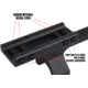 Monstrum Slim Profile Series Offset Picatinny Scope Mount w/Integrated Level, 1 in, Black, ZR251-L-B
