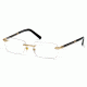 Mont Blanc MB0432 Eyeglass Frames - Shiny Rose Gold Frame Color