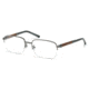 Mont Blanc MB0447 Eyeglass Frames - Shiny Gun Metal Frame Color