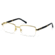 Mont Blanc MB0488 Eyeglass Frames - Shiny Endura Gold Frame Color