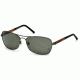 Mont Blanc MB410S Sunglasses - Matte Gun Metal Frame Color