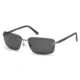 Mont Blanc MB465S Sunglasses - Shiny Light Ruthenium Frame Color
