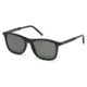 Mont Blanc MB593S Sunglasses - Shiny Black / Smoke Frame Color