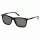 Mont Blanc MB606S Sunglasses - Shiny Black / Smoke Frame Color