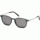 Mont Blanc MB698S Sunglasses - Grey Frame Color, Smoke Mirror Lens Color